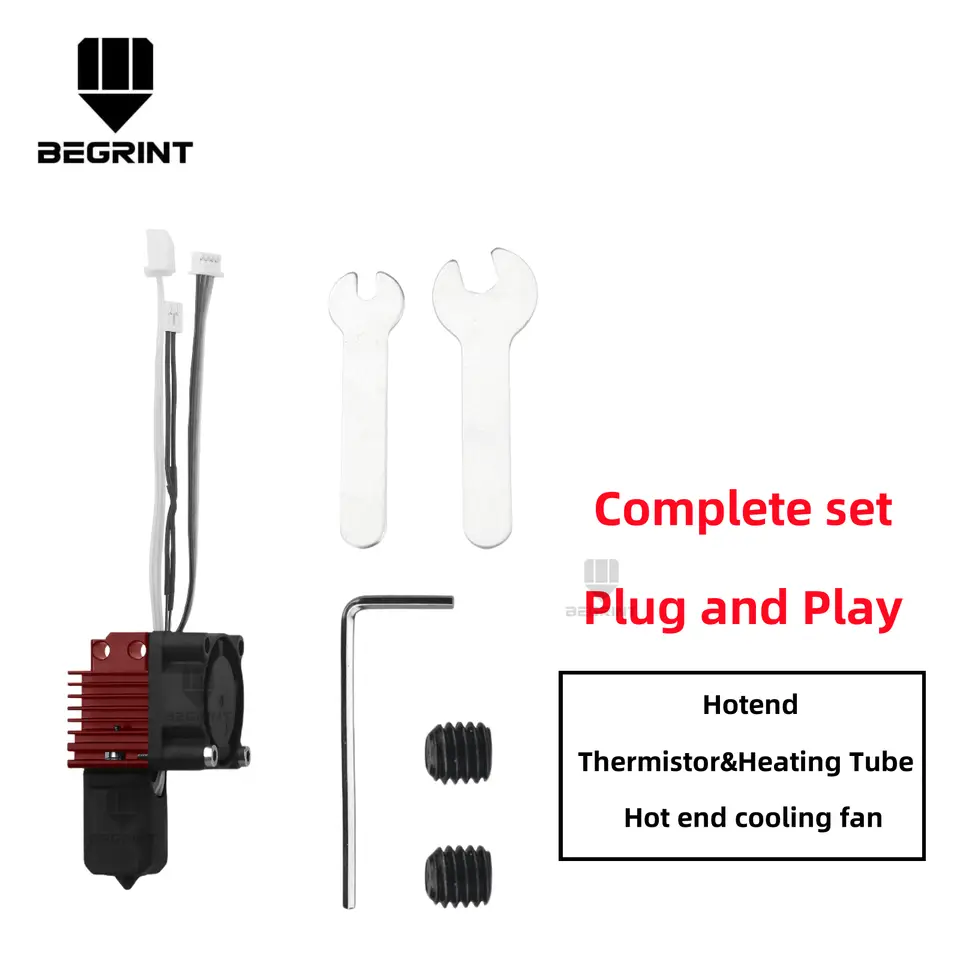 Complete Hotend Assembly Hotend For Bambu Lab X1 X1C P1P P1S with Fan Upgrade 2.0 with Nozzle Complete Bamboo Lab X1 Carbon image 16