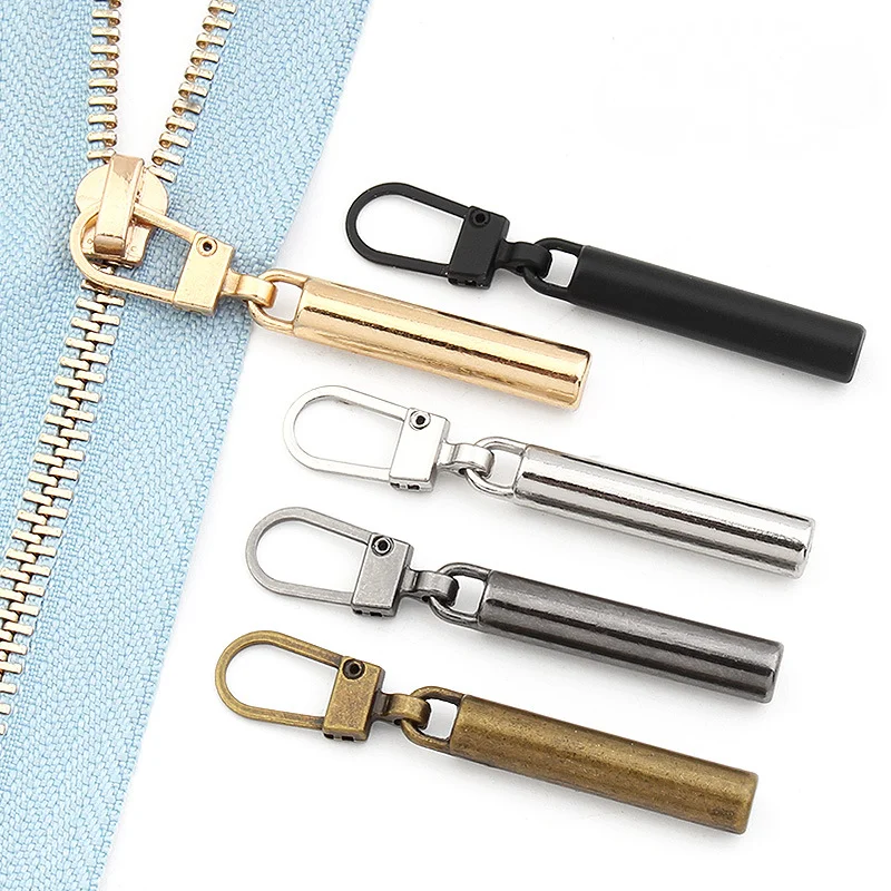 5pcs Detachable Metal Zipper Pullers for Zipper Sliders Head Zipper