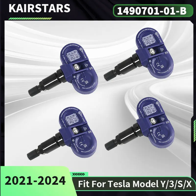 Датчик давления в шинах Tesla Bluetooth TPMS 1490701-01-B, подходит для модели 2021-2024 Tesla Y 3 S X 149070101B 1490701-01-C