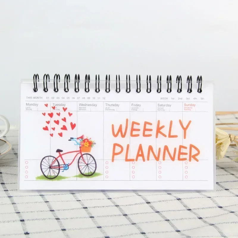 Kawaii Weekly Planner Notebook Journal Agenda Cure Diary Organizer Schedule School Stationary Office Supplies Gift schedule notebook notebook diary journal notebook diary