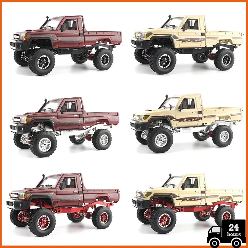 1:12 Rc Car Metal Upgrading Model Mn82 Retro Full-scale Simulation LC79 2.4g 4WD 280 Motor Remote Control RC Truck Model Car Toy 6
