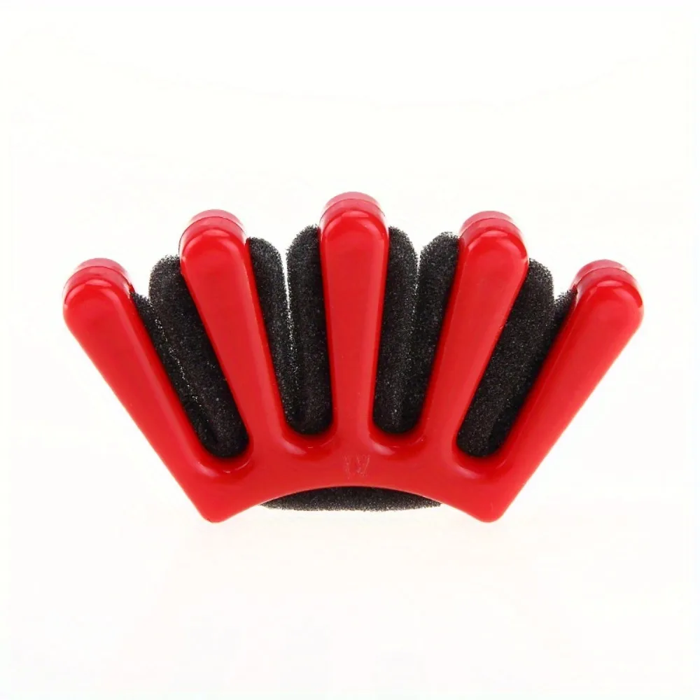 5-Finger Sponge Hair Braiding Tool, DIY Wave Curly Twist Styling Kit, Manual Hair Weaver Crimper for Women Girls Party Travel