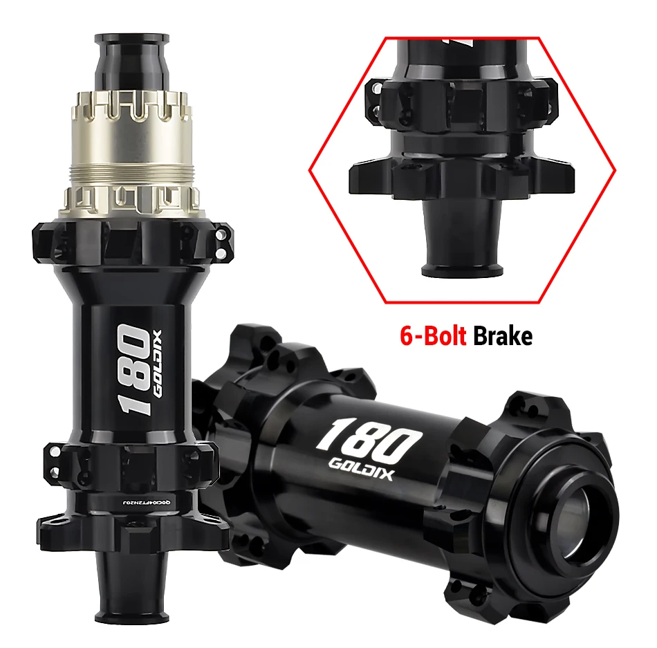 GOLDIX GDX370 32H moyeu de vélo roulement scellé ein à disque 6 boulons j-bend 32 trous cliquet 36T BOOST moyeu vtt pour Shimano SRAM  18