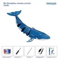 Remote Controlled Whale Simulation Water Boat Electric Summer Water Shark Diving Water Spray Boy Toy 1