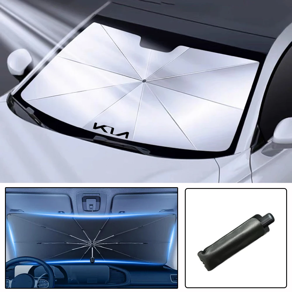 For Kia Morning Picanto Rio Sorento Stonic Ceed Car windshield Sunshade Umbrella Protector