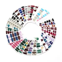 1 Sheet Nail Art Sticker Waterproof Summer Flowers Designs Full Cover Fake Nail Wraps Jewelry Accessories Nail Decals Stickers 1