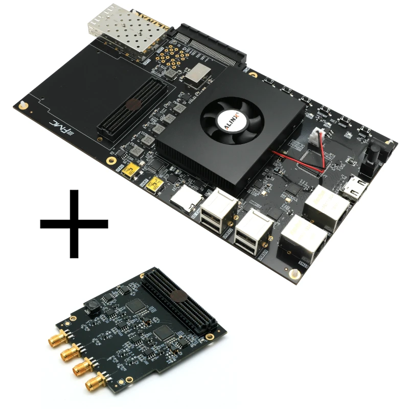 

Макетная плата Xilinx XC7Z035 FPGA Zynq 7000 7035 ARM Kintex-7 SoC PCIex4 SFP ALINX Brand (плата + 4-портовая 12-битная FMC AD карта)