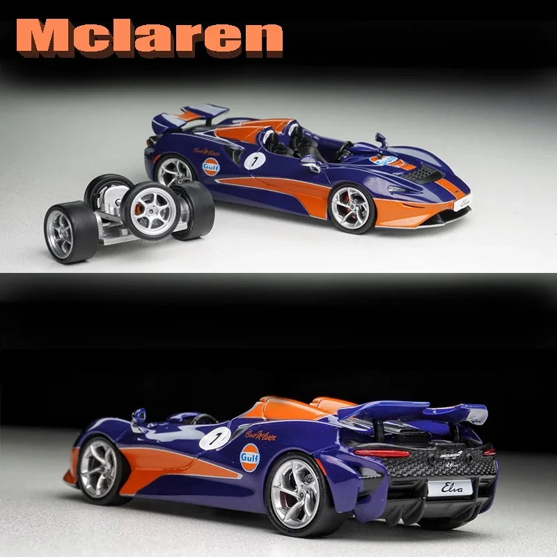 

Модель автомобиля из сплава с открытым верхом и сменными колесами, 1:64