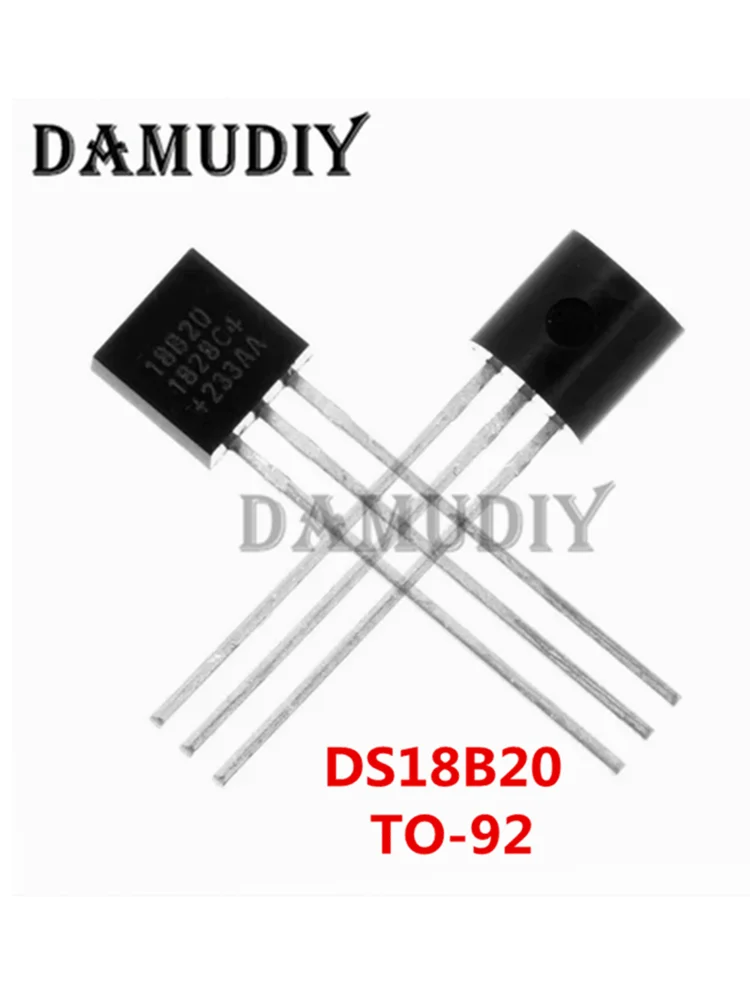 5PCS DS18B20 18B20 TO-92 Sensore di temperatura Nuovo e originale DS18B20 TO92 DS18B20 18B20 - immagine 6