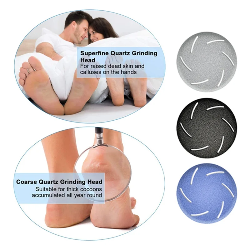 B82B-Portable Rechargeable Foot File Pedicure Tool Washable USB Rechargeable Foot Grinder Foot Grinder With Vacuum Suction