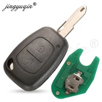 Jingyuqin กุญแจรีโมท91167009 5ชิ้น/ล็อตสำหรับเรอโนล์ทราฟฟิกต้นแบบ kangoo Vauxhall vivaro movano 433MHz ID46 2BTN ใบมีด 2