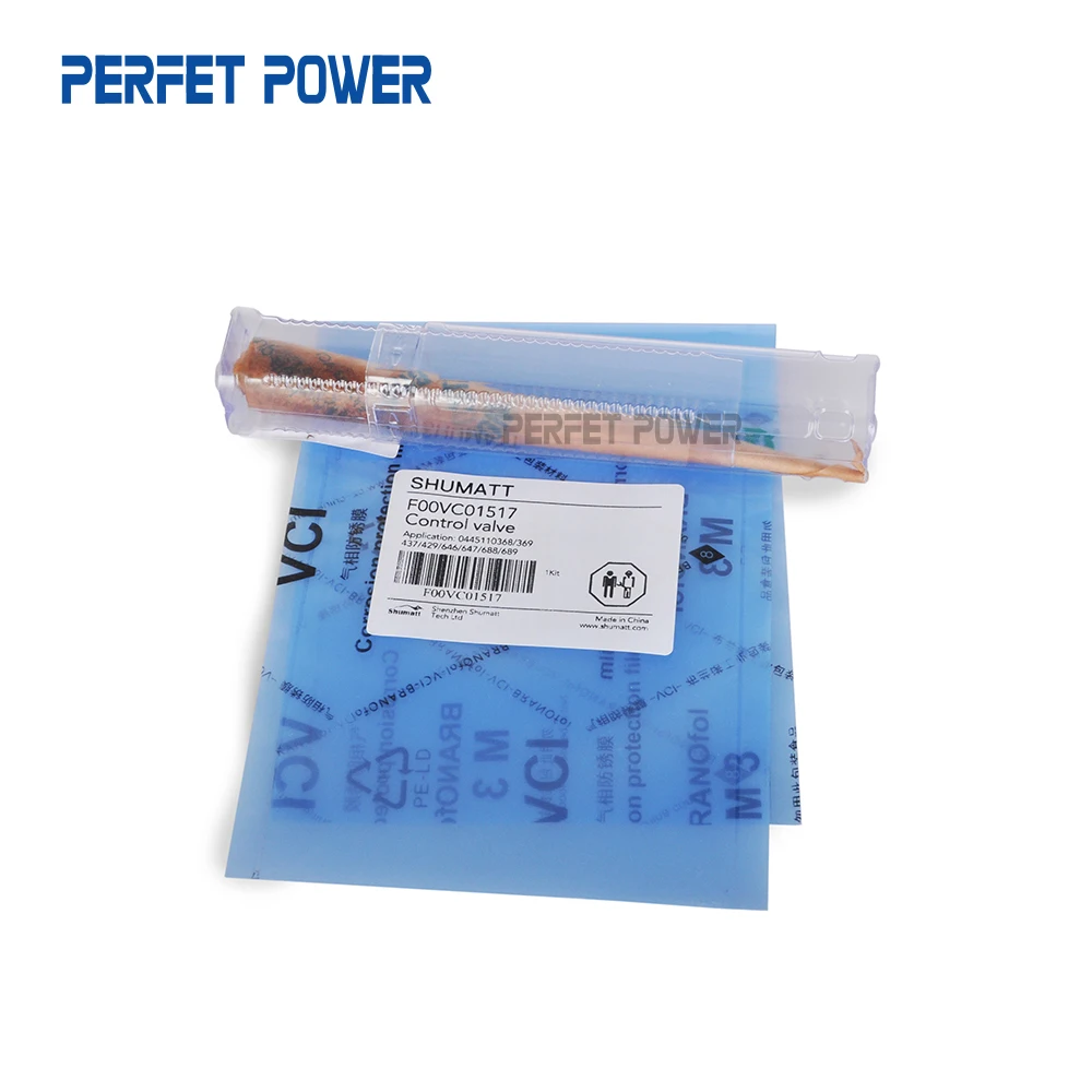 F00VC01517, F 00V C01 517 Control Valve for Fuel Injector F00VC01502, F00VC01507, F00VC01522, Valve Stem:123.03mm