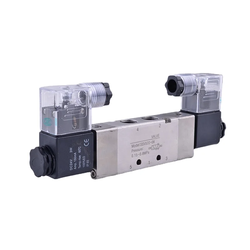

Stainless steel Pneumatic control valve 24VDC Stainless steel 316 double head coil compressed air operate solenoid valve