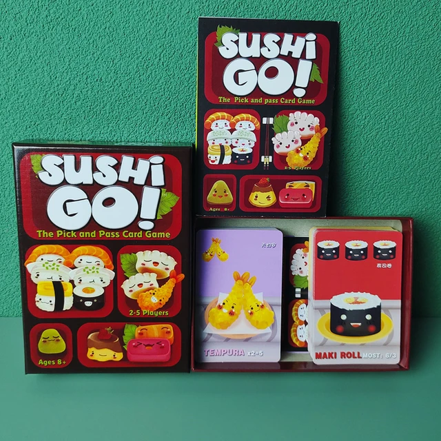 1pc "Sushi Go" Family Gathering Game Card,Fun Card Game,Party Board Games 1