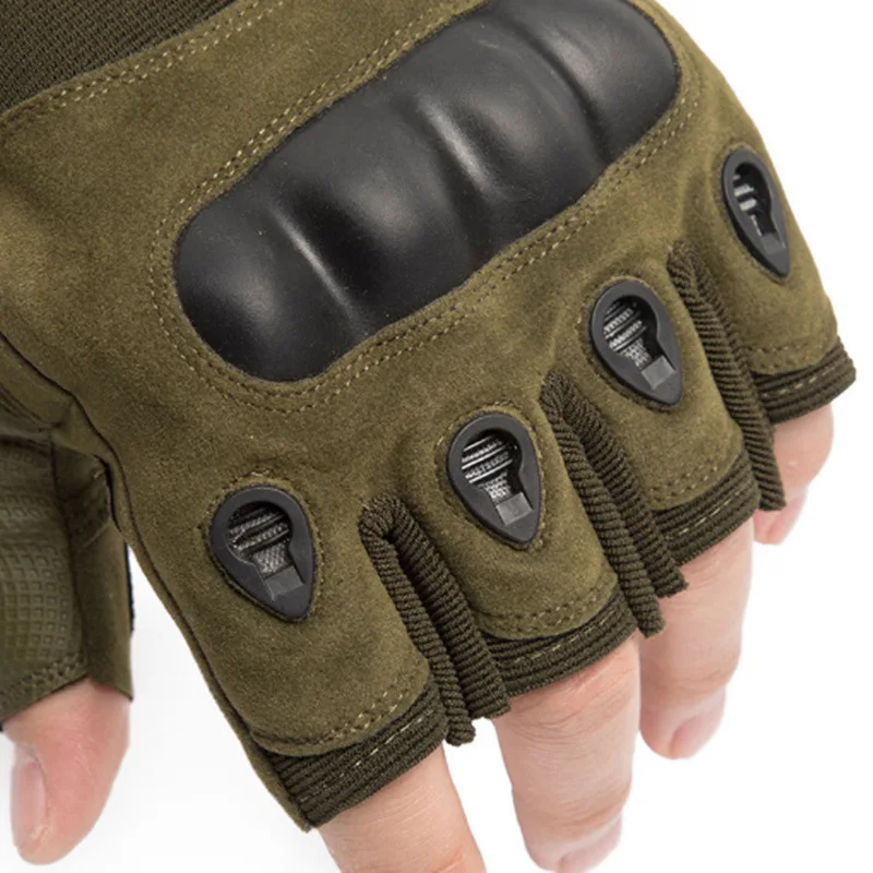 Sports Gloves Tactical Gloves Men's Half-finger Outdoor Riding Motorcycle Fighting Fitnes Wear Outdoor Sports Gloves Accessories 2