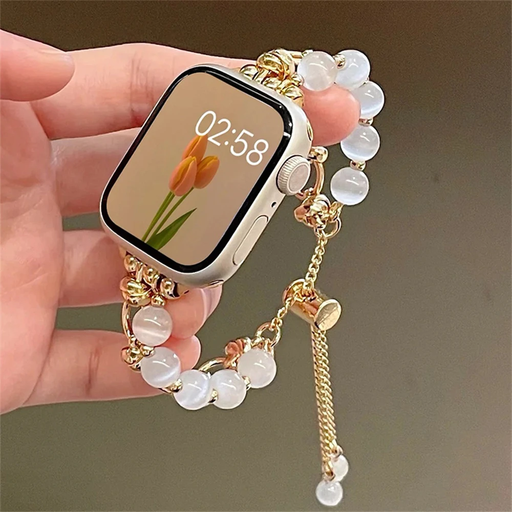 Cat Eye Jewelry Metal Band For Apple Watch Ultra 49mm 41