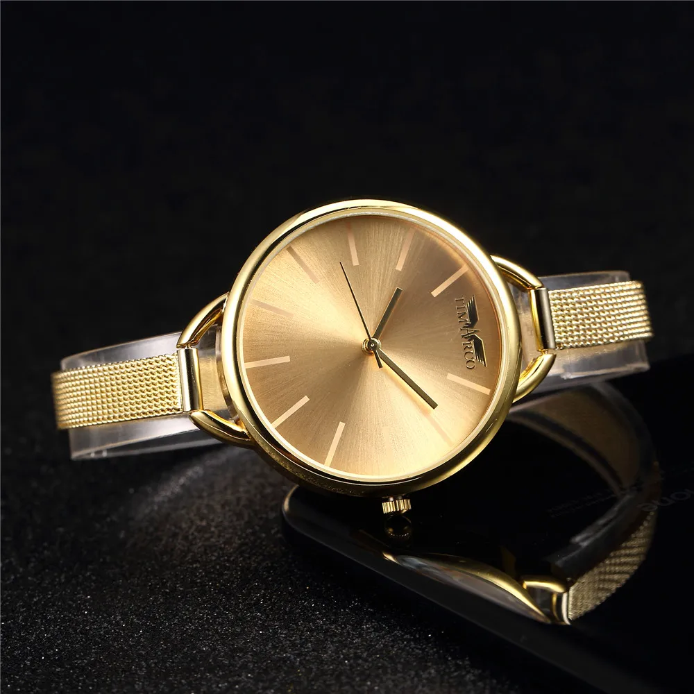 

Women's Watch Luxury Brand Gold Watch Lady Bracelet Geneva Quartz Watch Women Stainless Steel Clock Hodinky Relogio Feminino