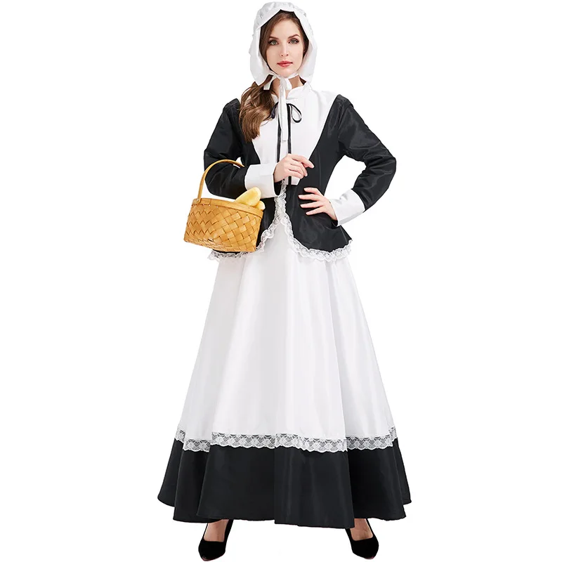 

Farm Maid Vintage Manor Servant Cosplay Costume