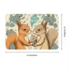 Squirrel Lover Bath Non-Slip Carpet Angel Living Room Mat Welcome Doormat Floor Decor Rug 3