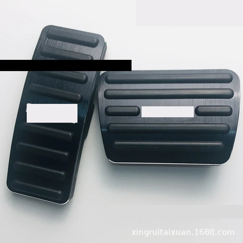 Aluminium Alloy Car AT Foot Rest Pedals Accelerator Gas Pedal Brake Cover Non-slip Protect Pads For MG HS MG6