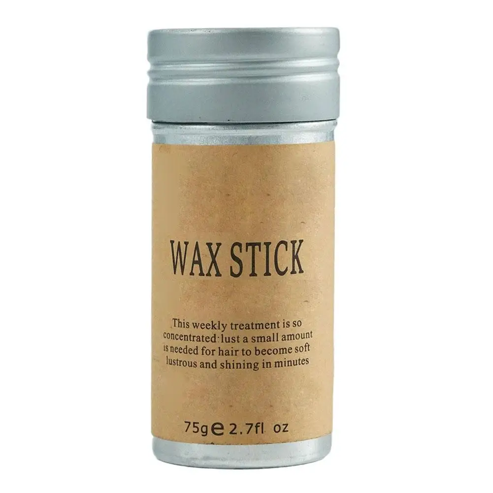 

75g Avocado Hair Wax Stick Strong Styling Lasting Anti-static Hair Styling Stick Suitable For Neutral Fast Work Hair Styling Cre