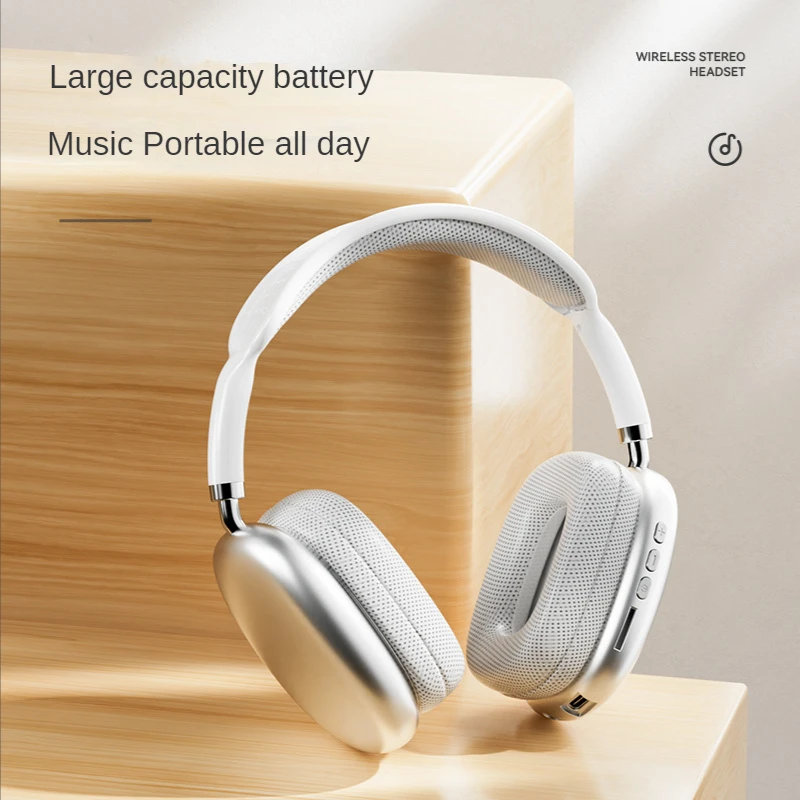 

Wireless Headset with Microphone P9 Stereo Headphone Bluetooth-compatible5.0 Music Sports Earphone Support 3.5 Mm AUX/TF Earbuds