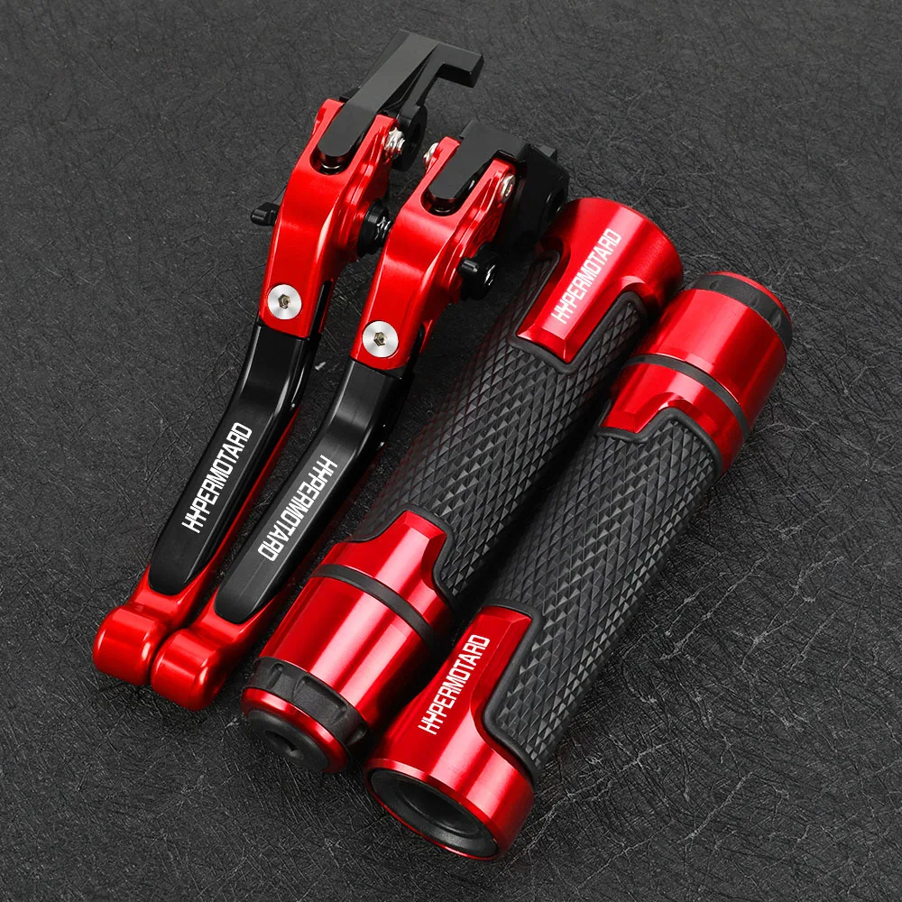 

FOR DUCATI HYPERMOTARD 1100/S/EVO SP 2007 2008 2009 2010-2012 Motorcycle Brake Clutch Levers Handlebar Handle bar Hand Grips end