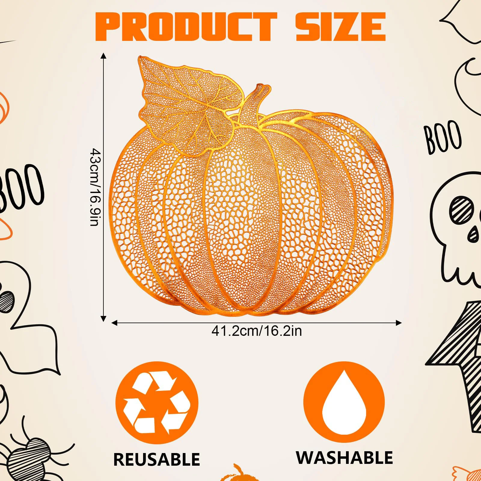 Thanksgiving Pumpkin Harvest Placemats 3