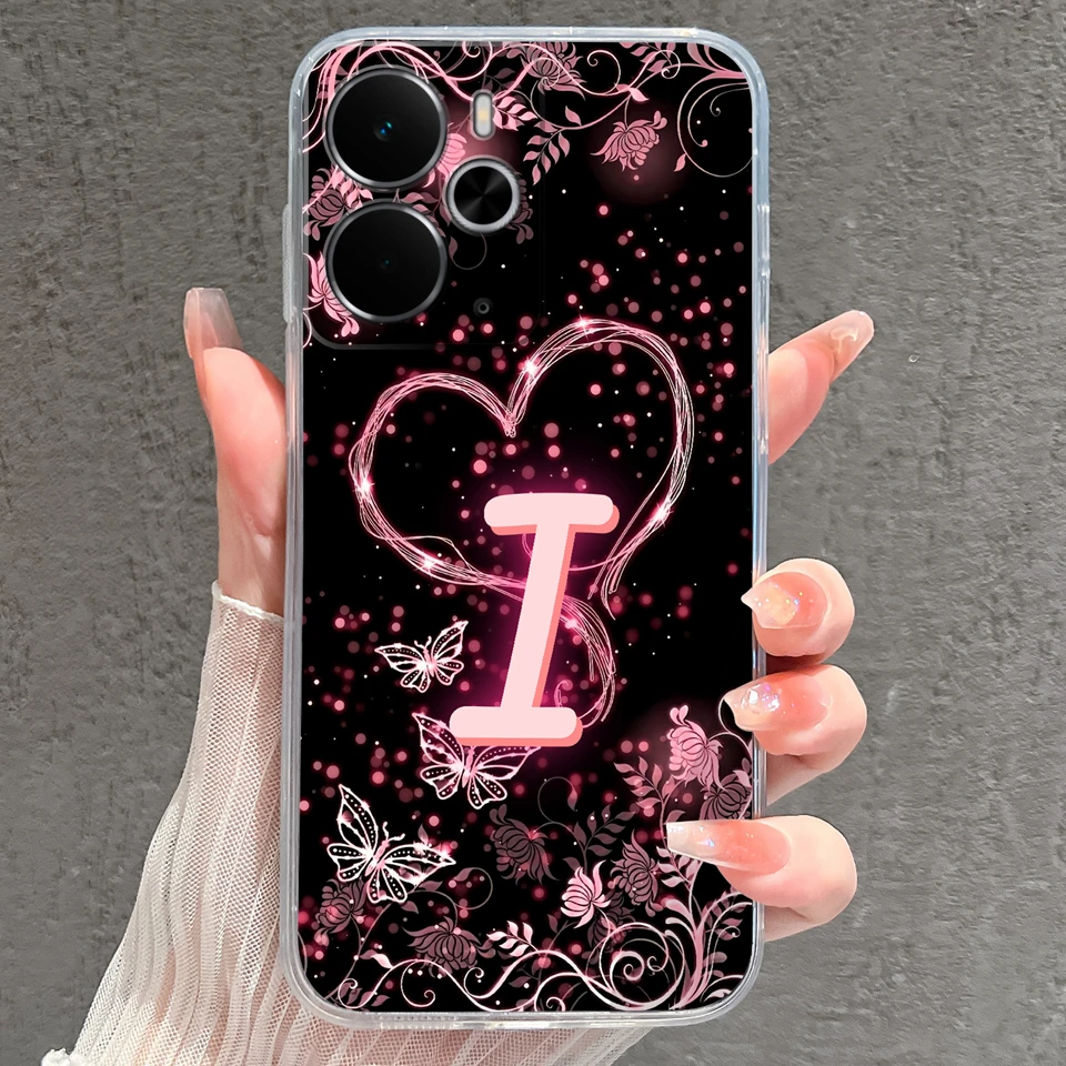 Sparkling Butterfly Shockproof Non-slip Transparent Phone Case Housing