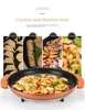 220V Electric Crepe Maker - Non-Stick Pancake Griddle with Temperature Control for Home and Commercial Use 3