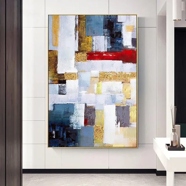 Canvas Wall Art Colorful Oil Paintings On Canvas Wall Art Abstract Art Paintings Hand Paint Wall Decor for Bedroom Living Room