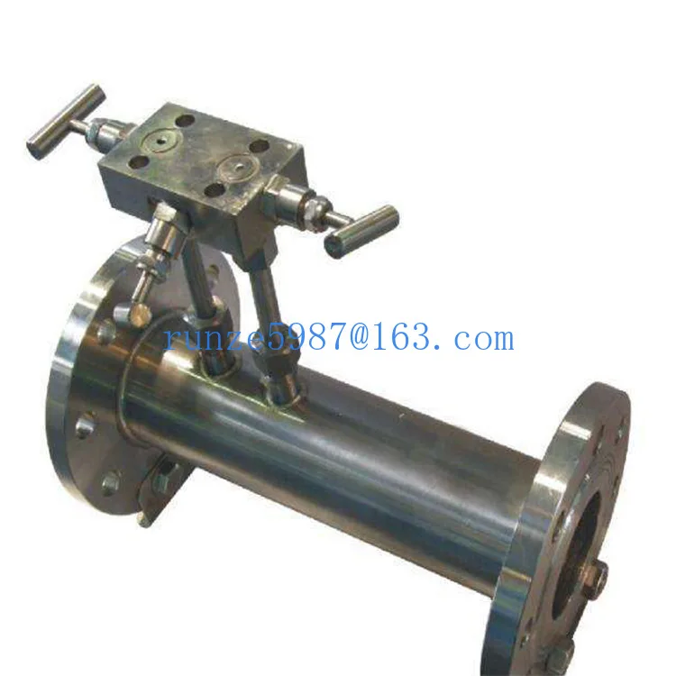 

Direct supply wedge flowmeter flowmeter