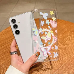 Minimalist Colorful Floral Magnetic Phone Case - Galaxy A37 (BH29)