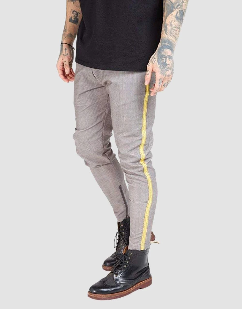 Siksilk Voorzien Smart Tape Jogger Broek Grijs|Sweatpants| - AliExpress