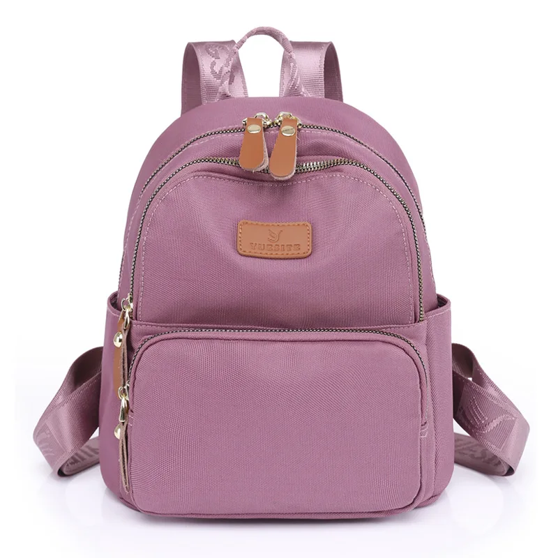 

Backpack High Quality Soft Oxford Women Shoulder Bag Fashion Girls Schoolbag Mochila Escolar Simple Designer Women Small Travel