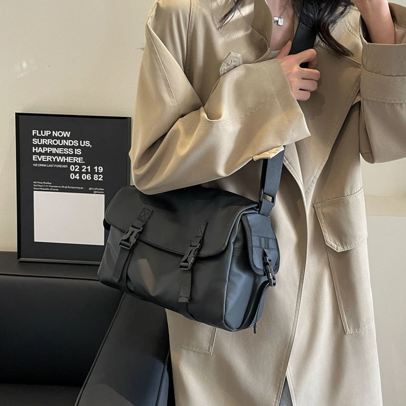 

Модные трендовые регулируемые ремешки для отдыха, высококачественные женские сумки через плечо для студентов с большими карманами для покупок