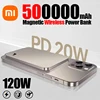 Xiaomi 3C-Zertifizierung 500000 mAh Power Bank MagSafe magnetisches kabelloses Schnellladen tragbares ultradünnes Ladegerät iPhone
