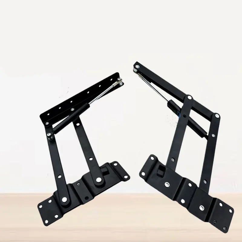 2PC/set DIY Lift Spring Hinge Lift Coffee Table Top Folding Mechanism Hardware Furniture Lift Folding Cabinet Hinge