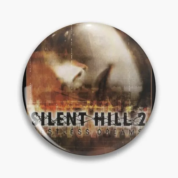 Silent Hill 2 Xbox Original Box Art Co Soft Button Pin Spilla Decor Funny Metal Gift Badge Women Lover Creative Cartoon Hat