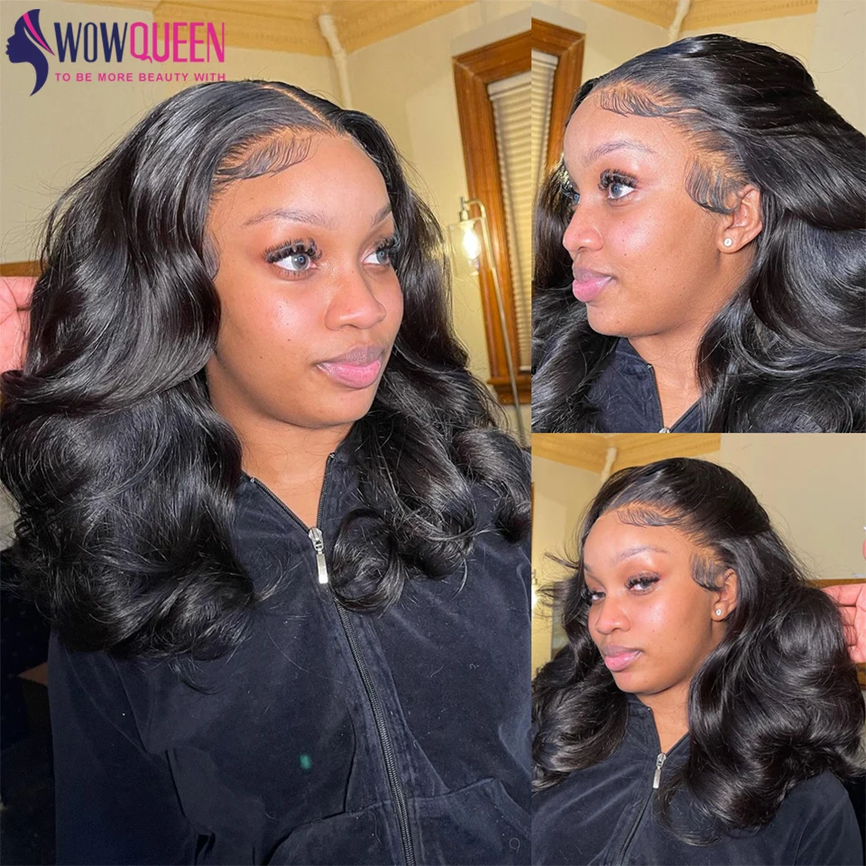 Body Wave 4x4 Lace Closure Human Hair Ear To Ear Transparent Lace Frontal 13x6 Middle Part 2x6 Pre Plucked 6Inch Deep Part human hair closure human hair lace product human hair frontal