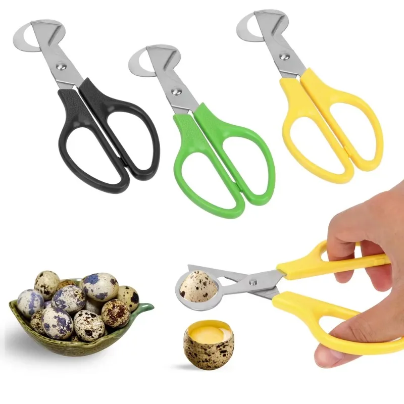 1PC Multi functional cigar cutter Quail Eggshell Scissors Eggshell separator Stainless steel egg slicer  Kitchen tools 1