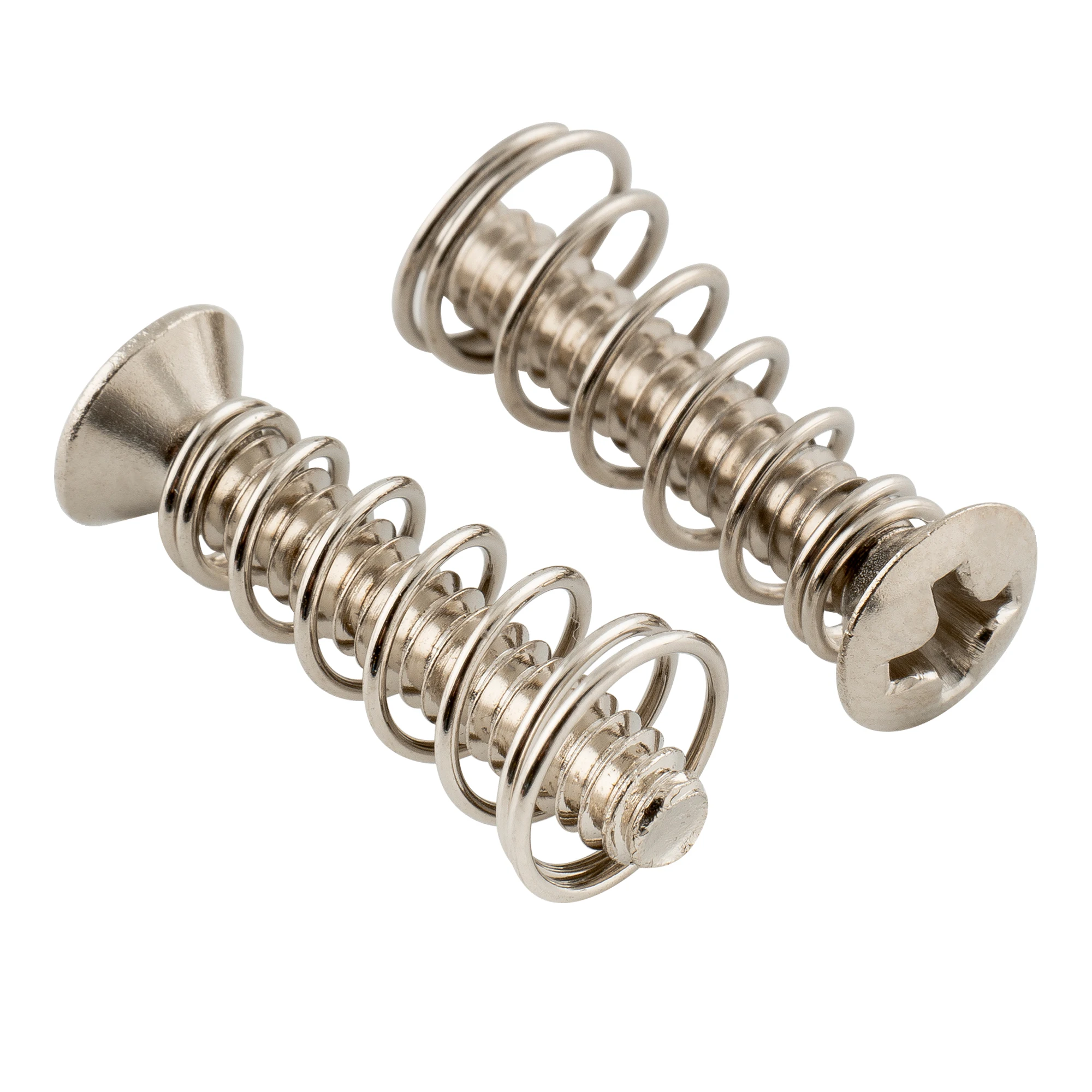 Musiclily Ultra UNC # 6-32X3/4 Zoll Edelstahl Single Coil Pickup Schrauben Federn Set für USA/Mexico Fender ST (6er-Set) – Detail 16