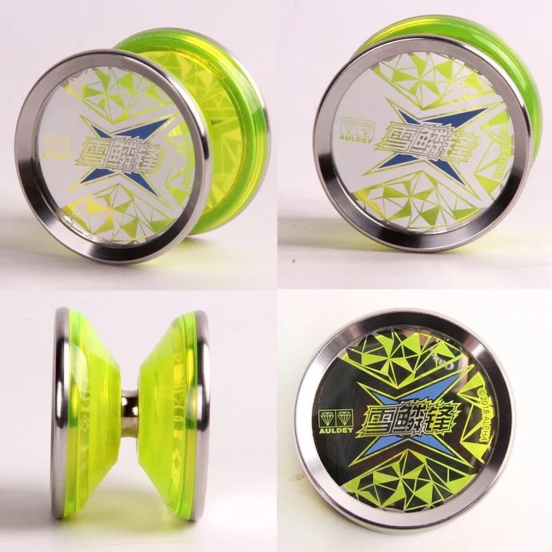 High Speed Magic Yoyo Unresponsive Stainless steel outer ring Yoyo CNC lathe with Spinning String Toys Gift for Children