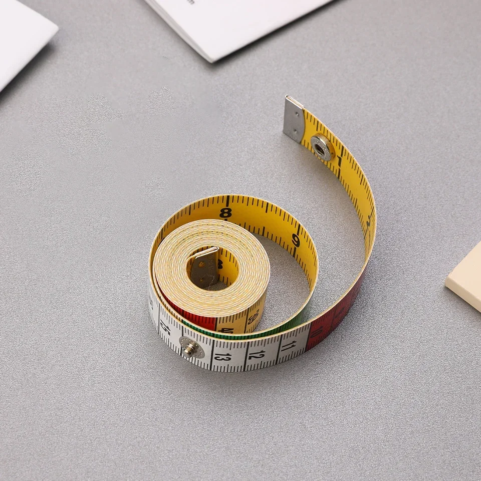 Hot Fenrry 1.5m Body Measuring Tape Ruler Sewing Tailor Tape Seamstress Measure Soft Flat Centimeter Tape Measure For Sewing