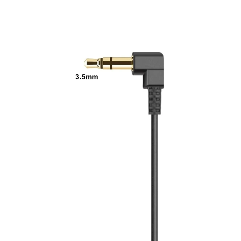 In Ear Single Earbud Colied Headset 3.5mm Headphone Single Side Earphone Noise-cancellation Ear Bud for One Ear 5