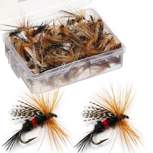 10Pcs/Box Insects Flies Fly Fishing Lures Dragonfly Topwater Bait
