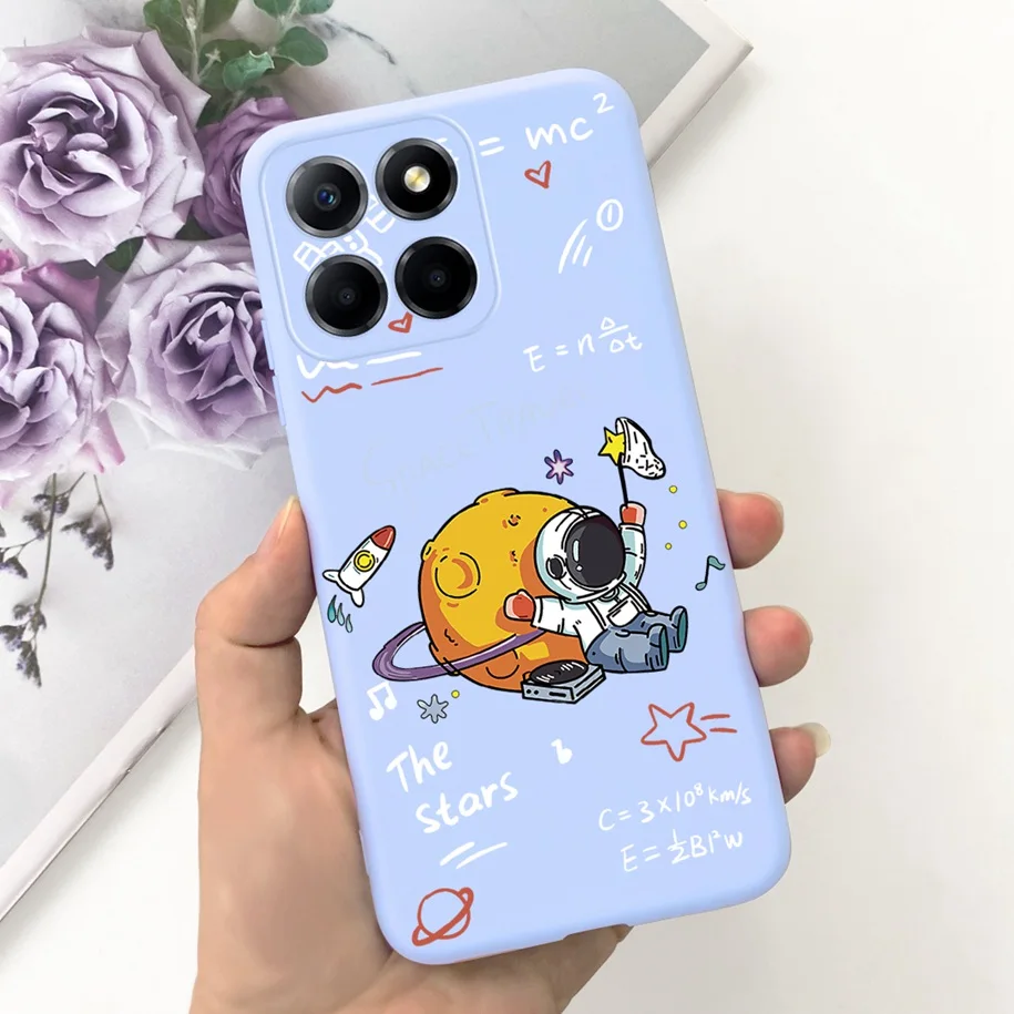 Cute Astronaut Soft Silicone Back Cover - Enhanced Protection