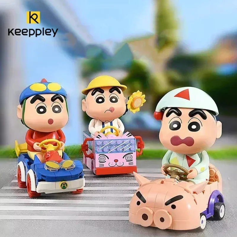 

Keeppley Crayon маленькие новые строительные блоки Kawaii Сращивание детские игрушки подарок на день рождения динамическая модель спортивного автомобиля Супермена
