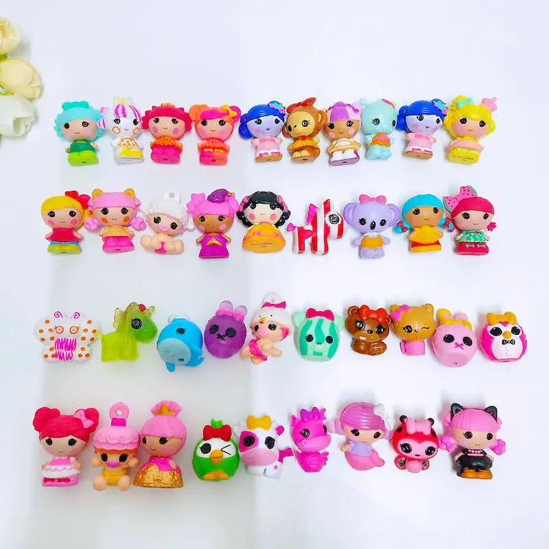 

10-20pcs/lot Different Cartoon Action Figure Lalaloopsy Lovely Capsule Dolls for Girls Mini Girls' Toys with Animals Kids Gifts