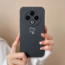 Love Heart Soft Liquid Silicone Phone Case with Full Protection for Spark 30 (4G) (TYB3)